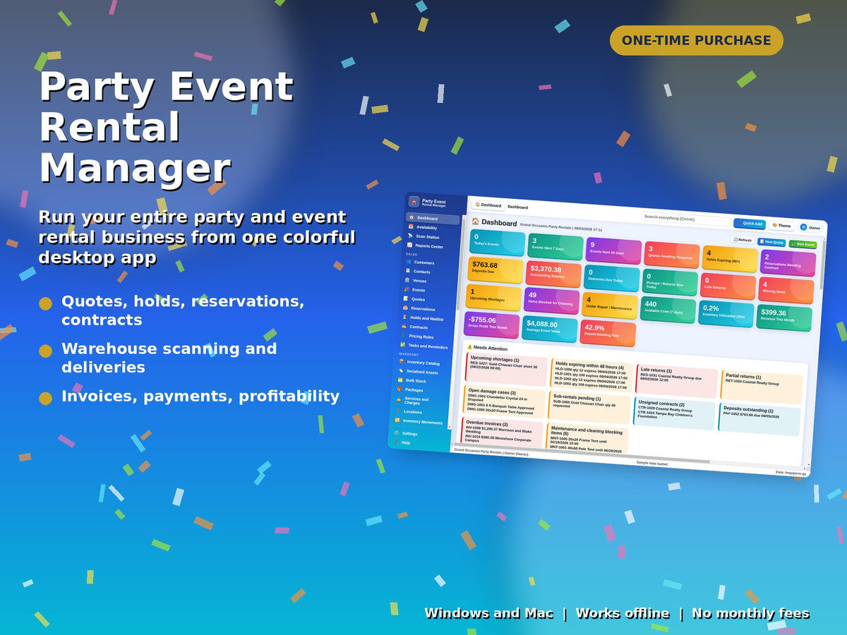 Complete Rental Business Software