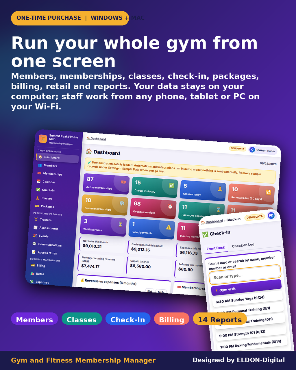 Gym and Fitness Membership Manager