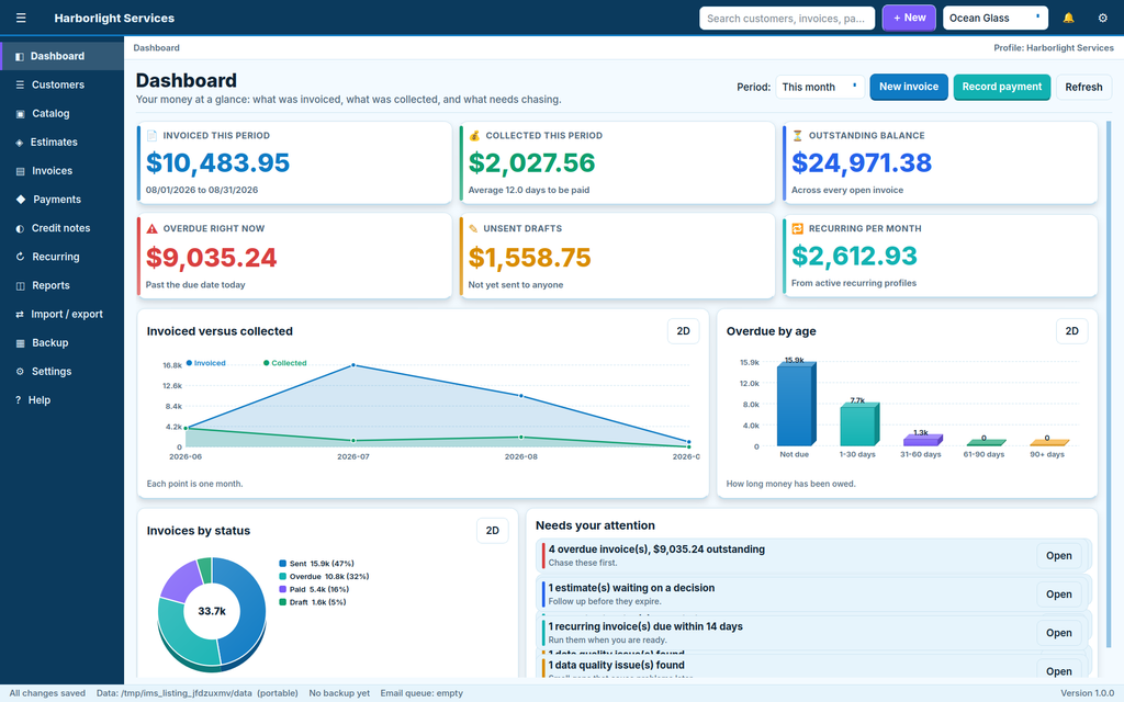Invoice Manager System Software