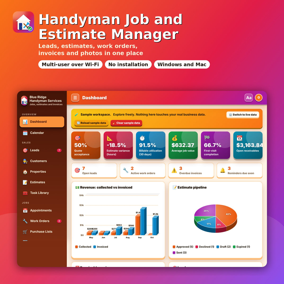 Handyman Job and Estimate Manager