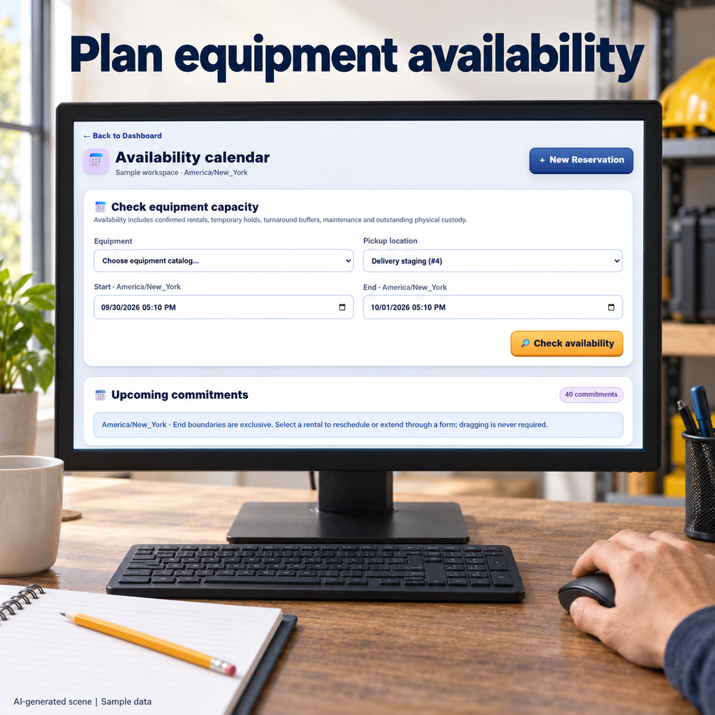 Equipment Rental Management Software