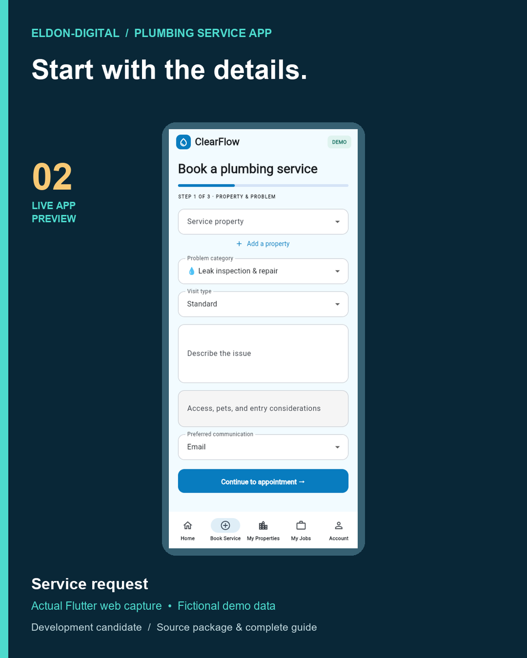 Plumbing Service Mobile App Source Code