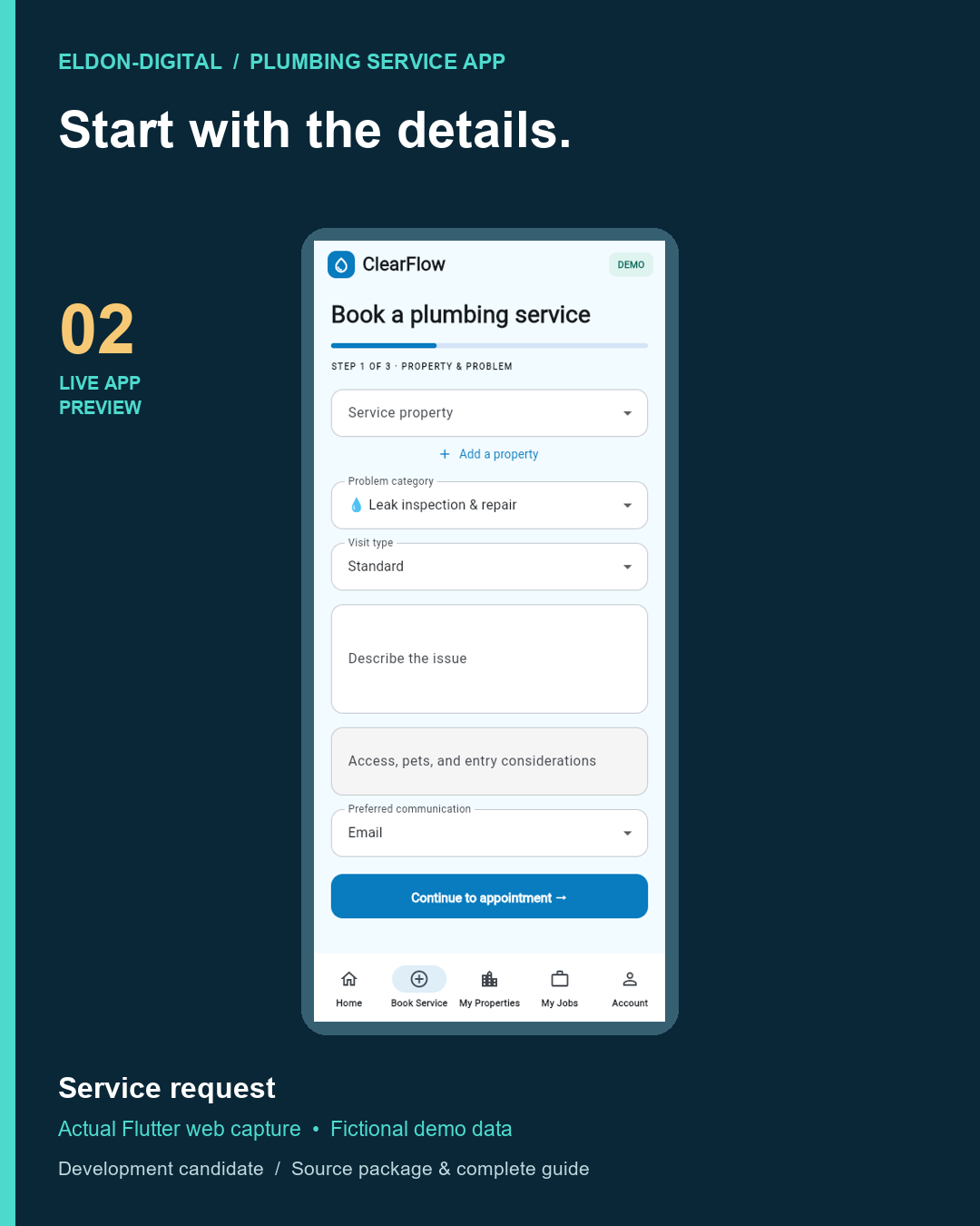 Plumbing Service Mobile App Source Code