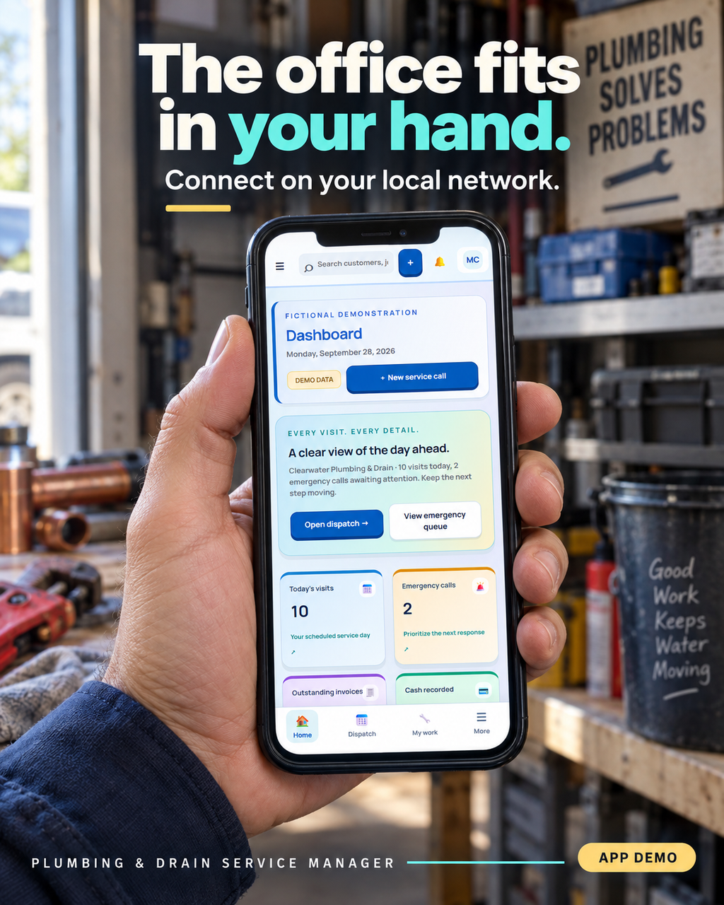 Plumbing and Drain Service Manager