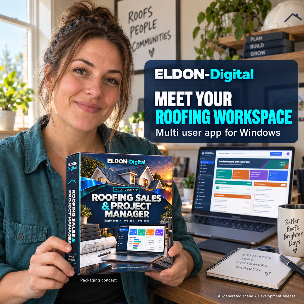 Roofing Business Software for Windows
