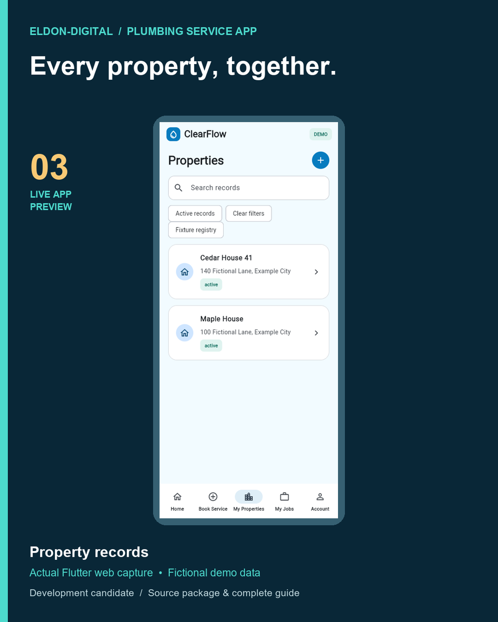Plumbing Service Mobile App Source Code