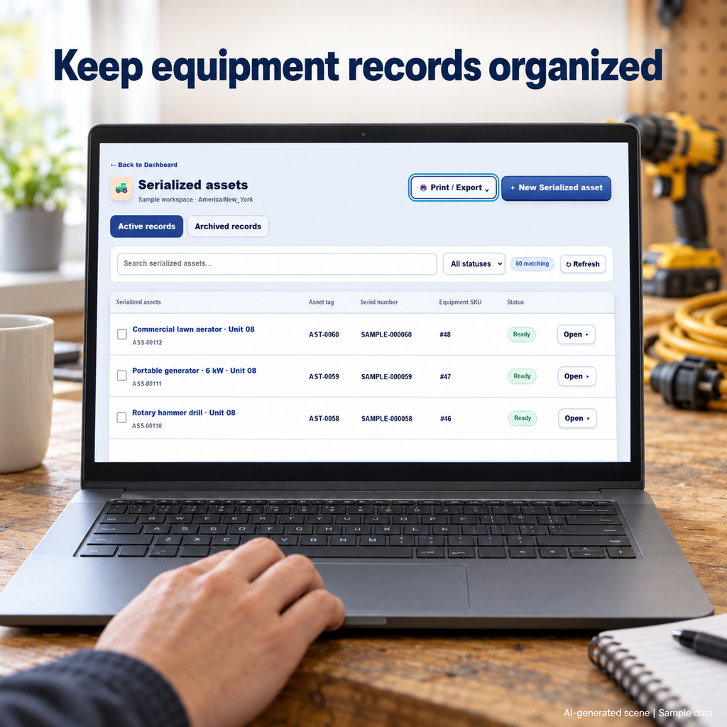 Equipment Rental Management Software