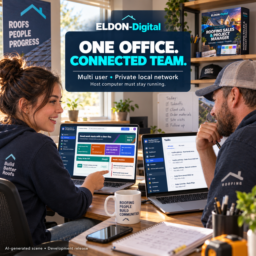Roofing Business Software for Windows