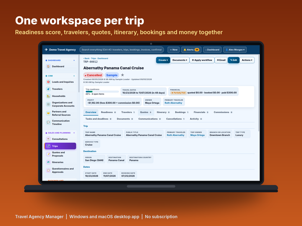 Travel Agency Manager