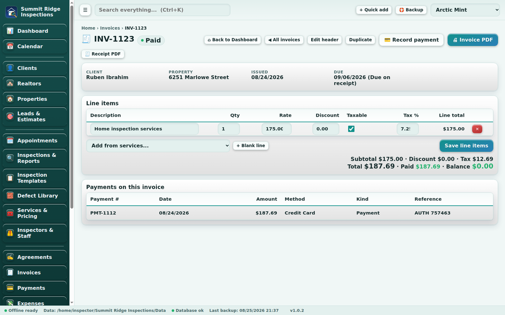 Home Inspection Software for Windows and Mac