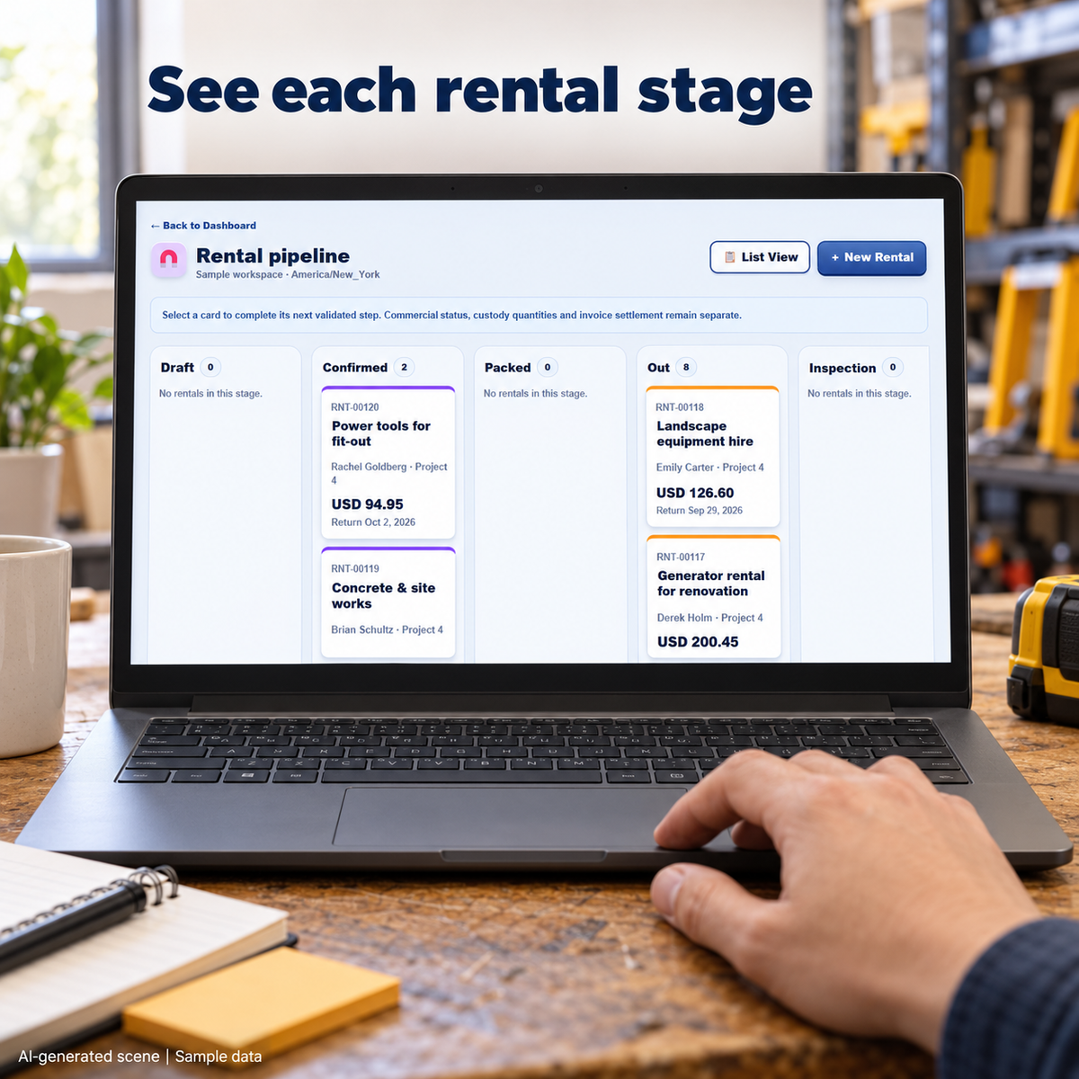Equipment Rental Management Software