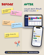 Tailoring and Alterations Shop Manager Software