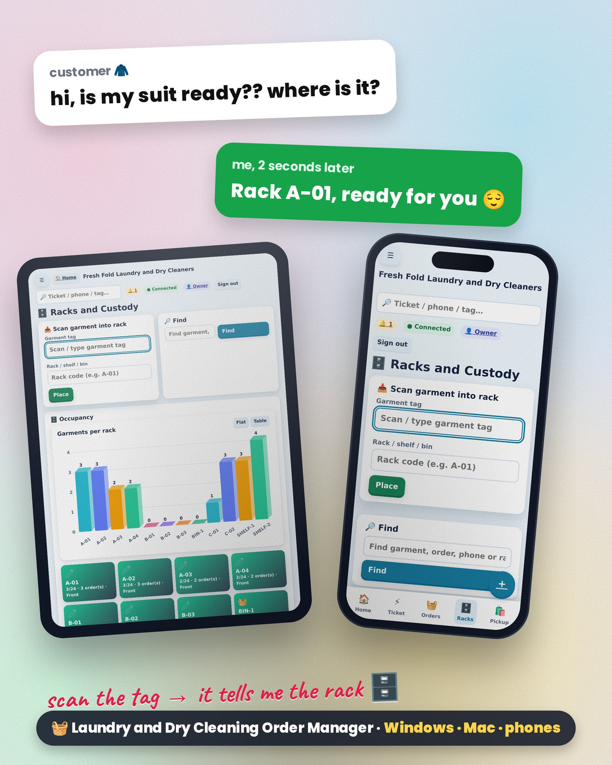 Laundry and Dry Cleaning Manager Software