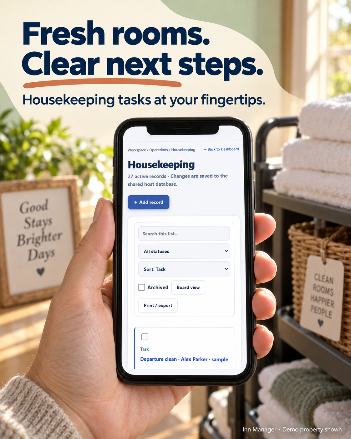 Inn and Guesthouse Management Software