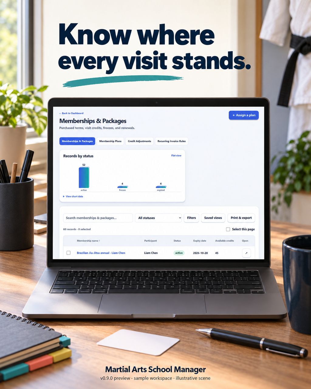 Martial Arts School Management Software