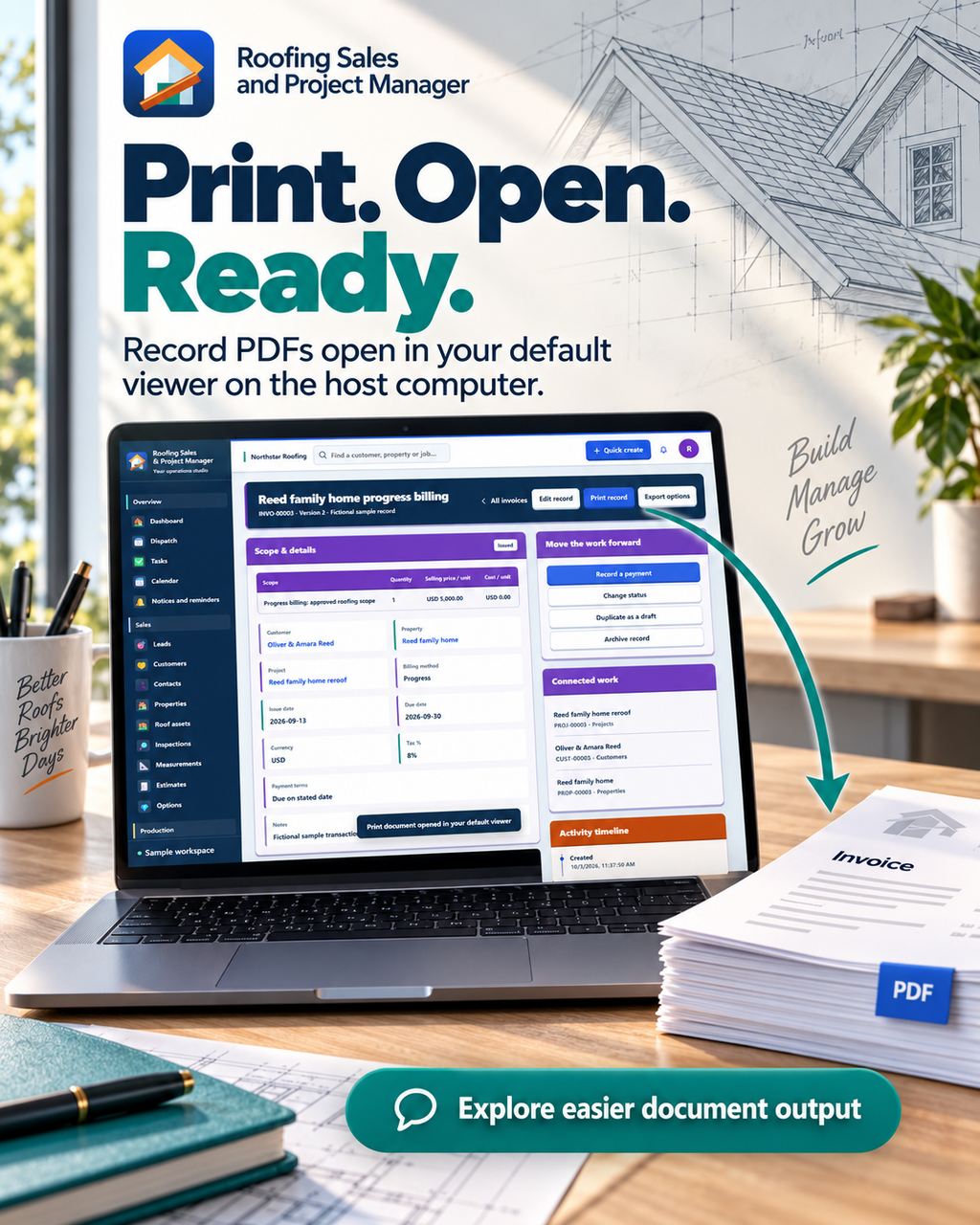 Roofing Business Software for Windows