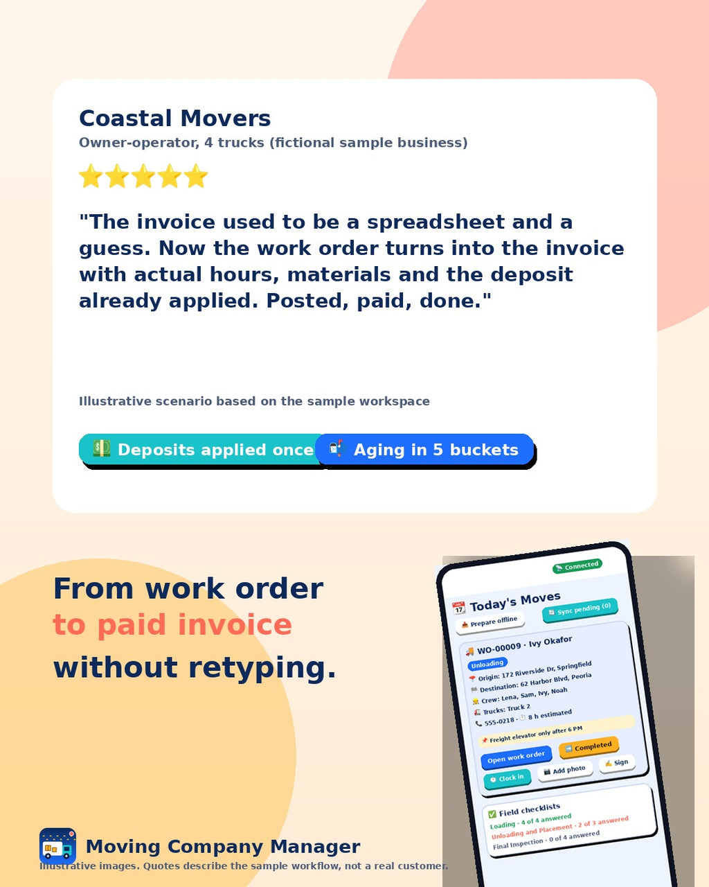 Moving Company Manager: