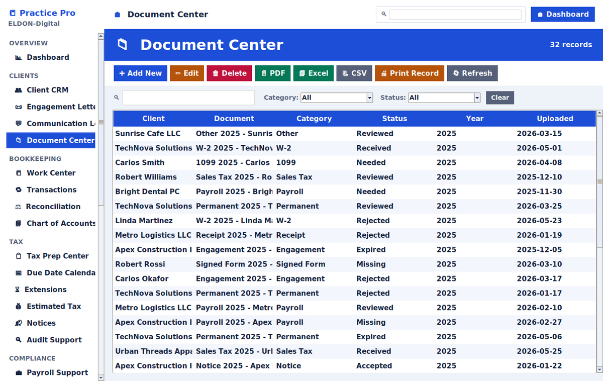 Bookkeeping & Tax Business Management Pro