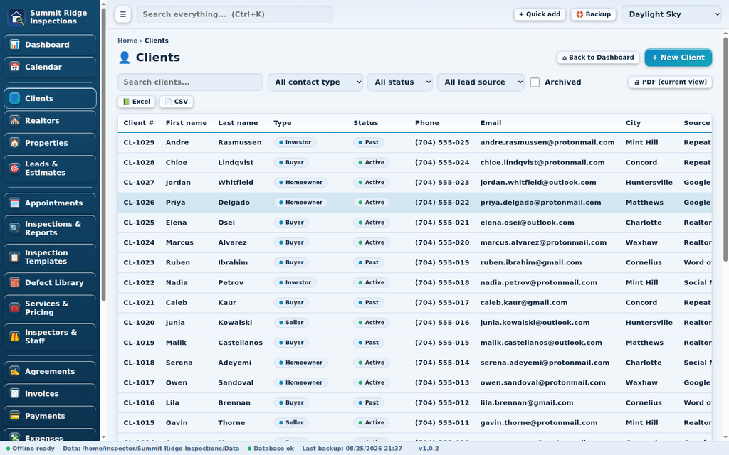 Home Inspection Software for Windows and Mac