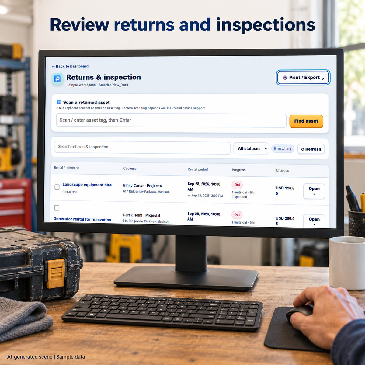 Equipment Rental Management Software
