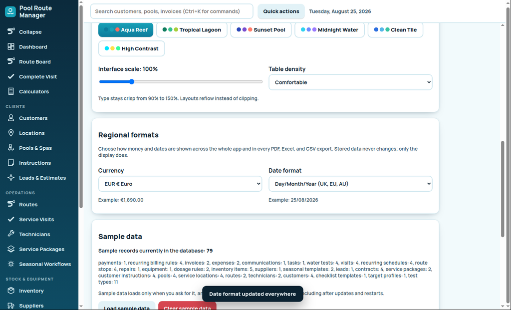 Pool Service Business Software