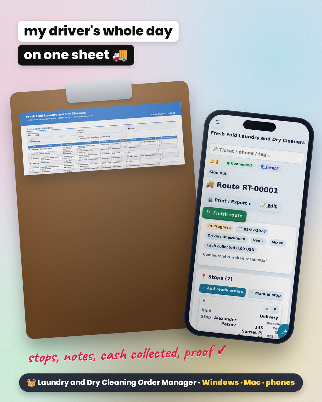 Laundry and Dry Cleaning Manager Software