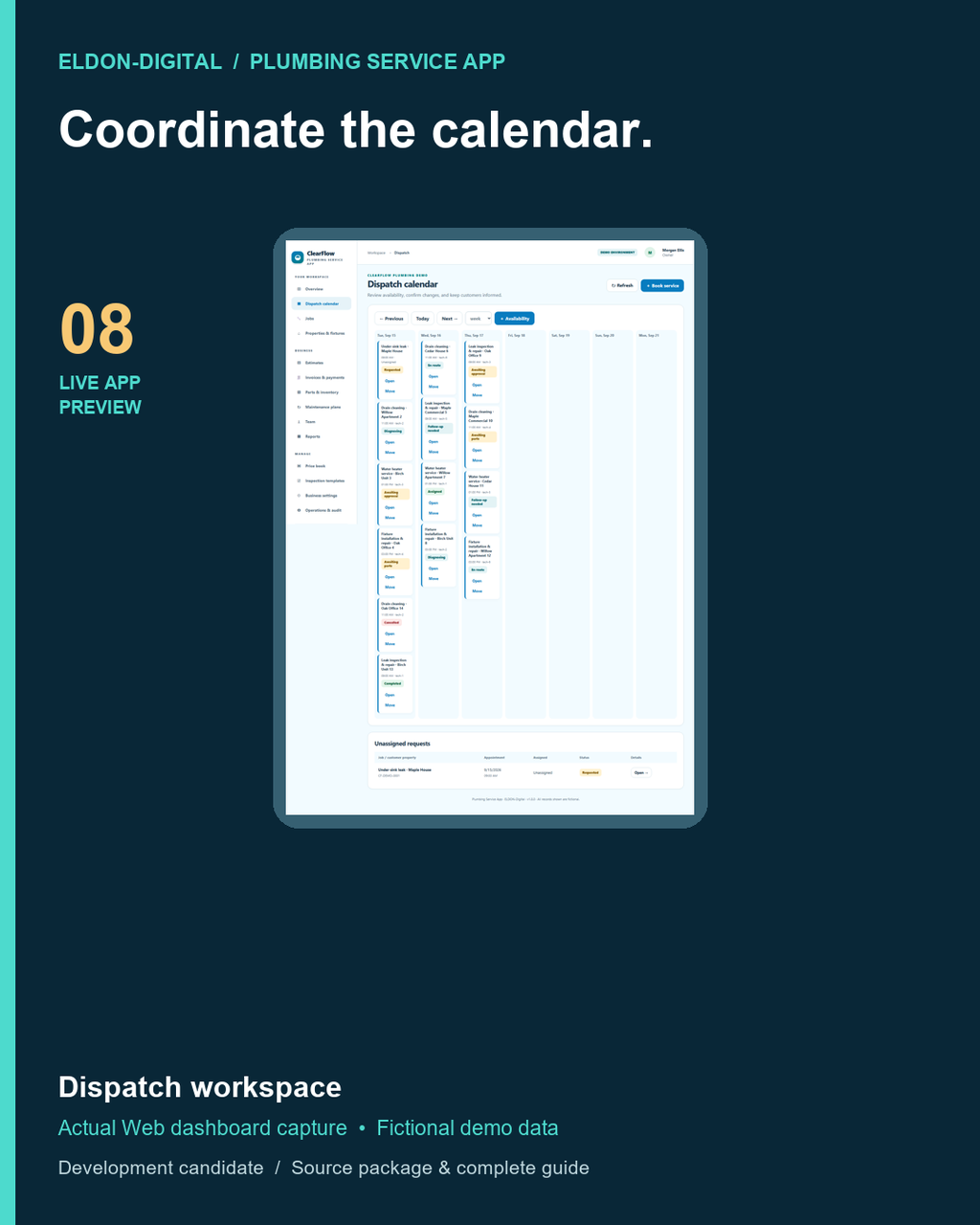Plumbing Service Mobile App Source Code