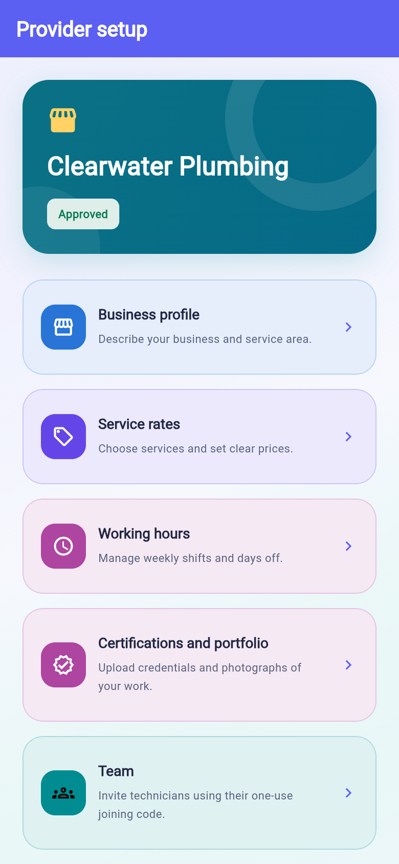 Home Services Booking Mobile App Source Code