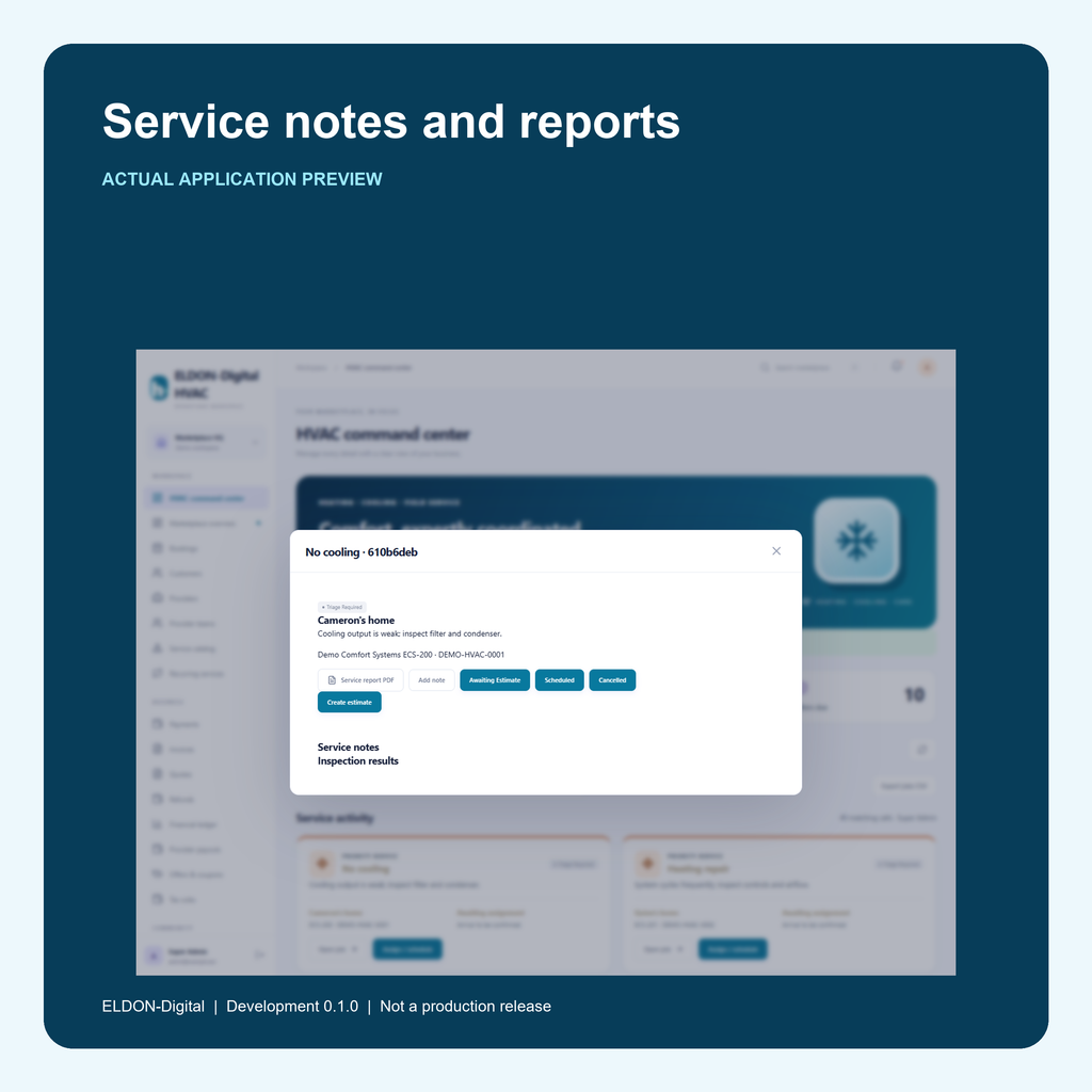 HVAC Booking App Development Kit