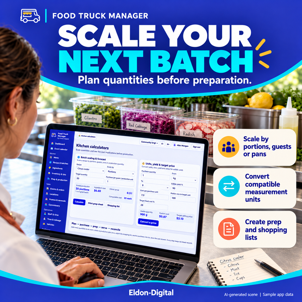 Food Truck Management Software