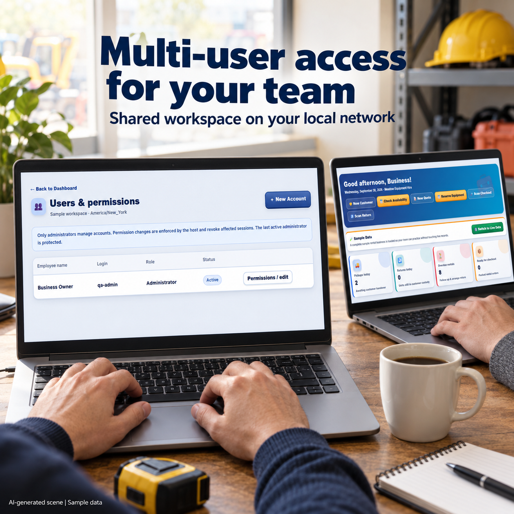 Equipment Rental Management Software