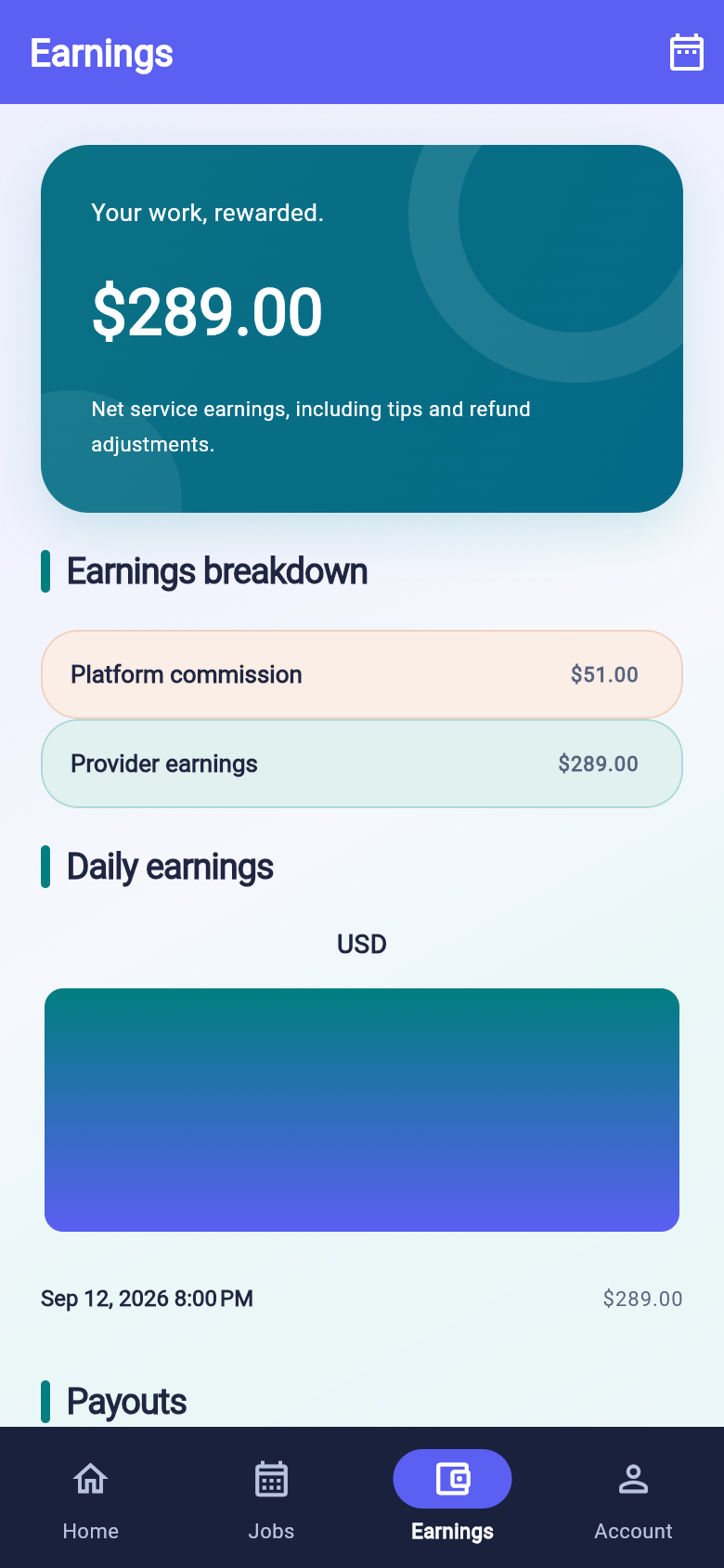 Home Services Booking Mobile App Source Code