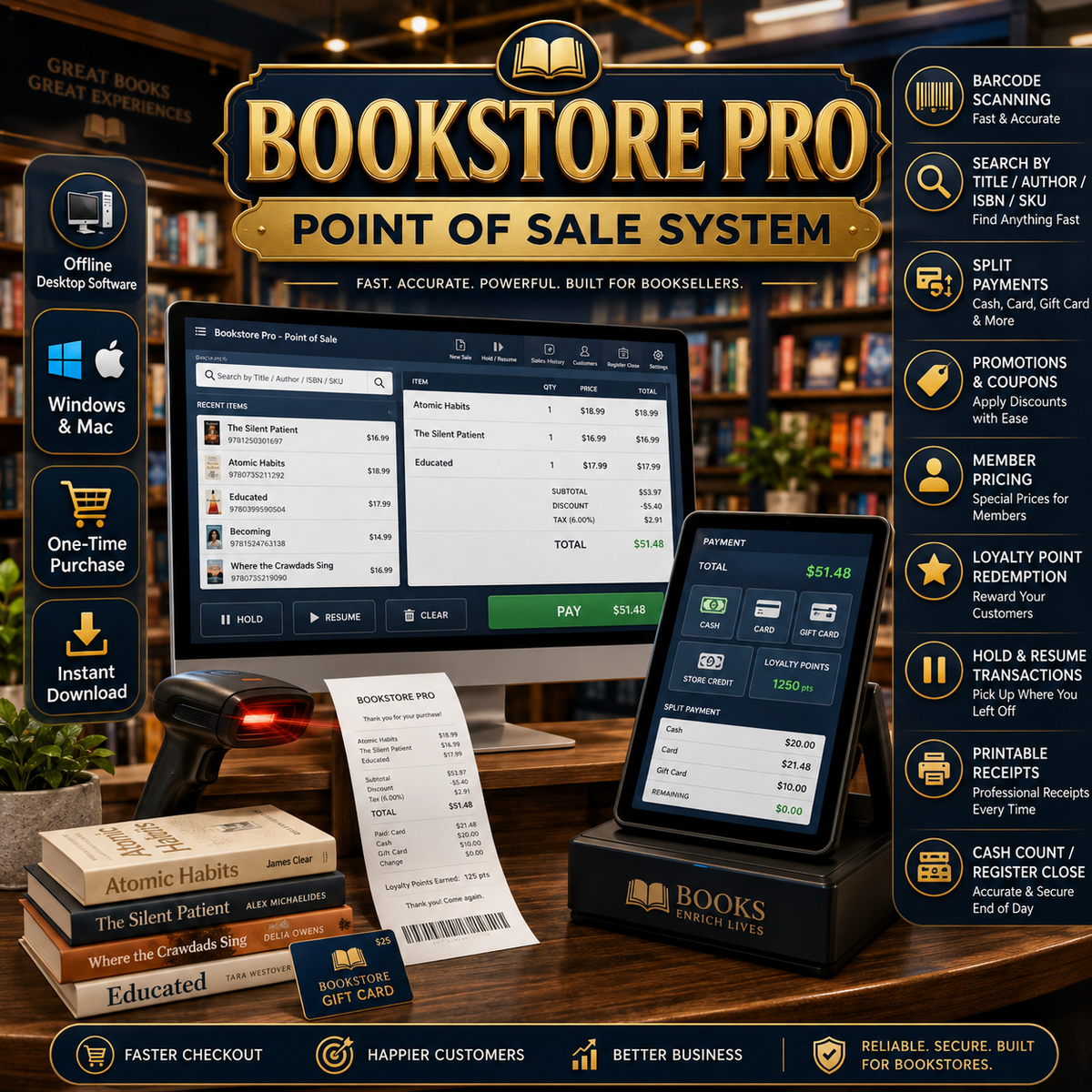 Bookstore Pro Management System