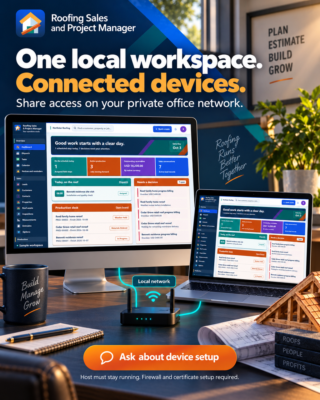 Roofing Business Software for Windows