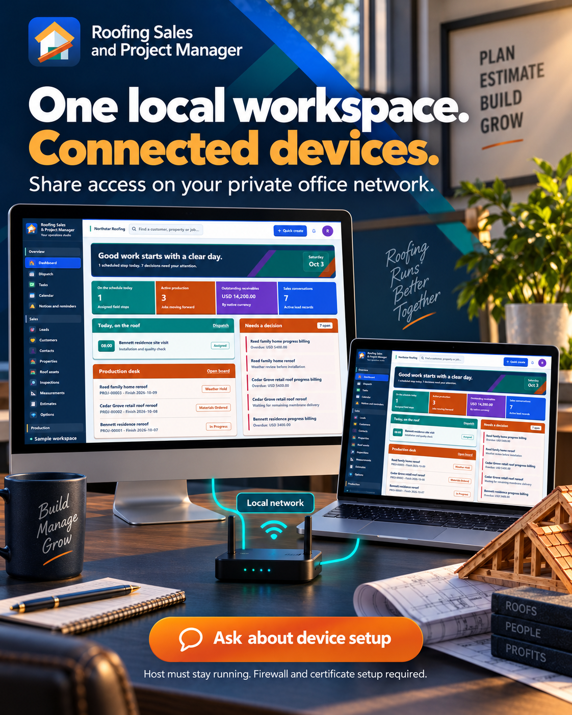 Roofing Business Software for Windows