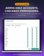 Music School and Lesson Manager Software