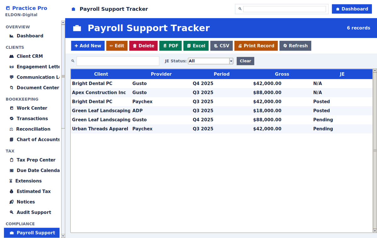 Bookkeeping & Tax Business Management Pro