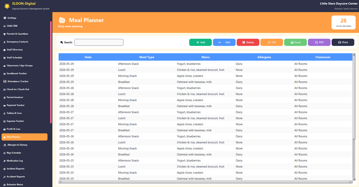 Daycare Business Management Software