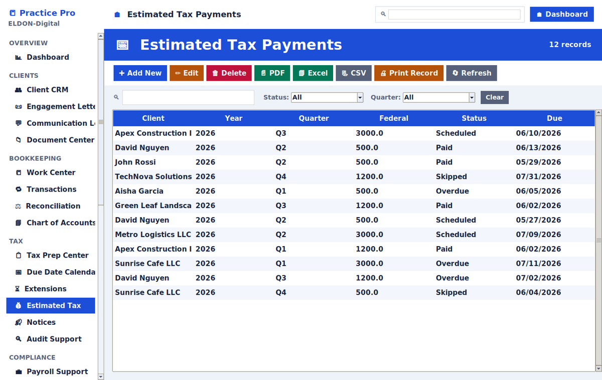 Bookkeeping & Tax Business Management Pro