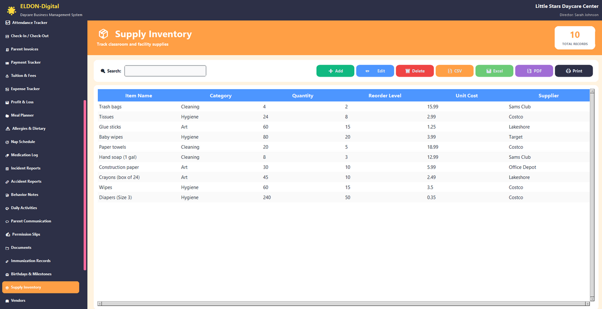 Daycare Business Management Software