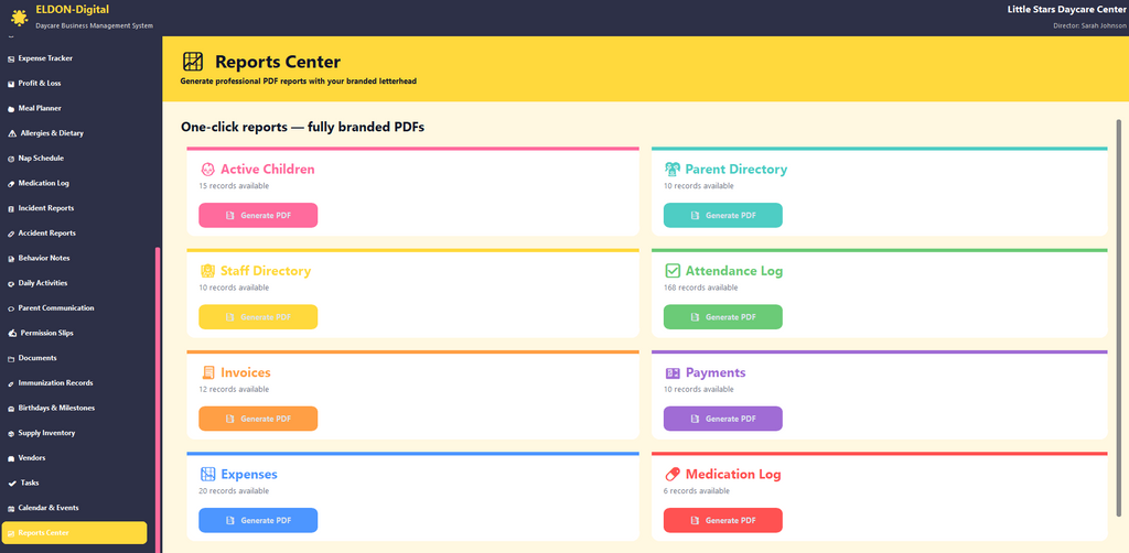 Daycare Business Management Software
