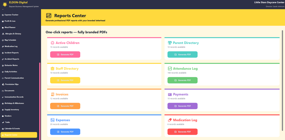 Daycare Business Management Software