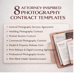Photography Contract Bundle Word