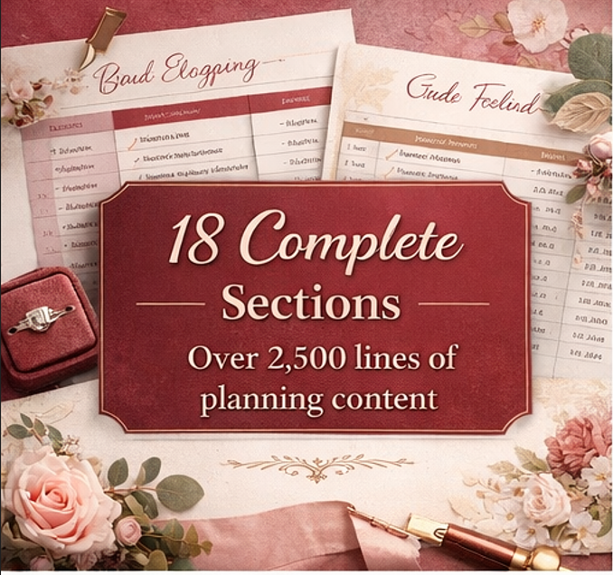 Wedding Planner Template Word