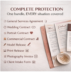 Photography Contract Bundle Word