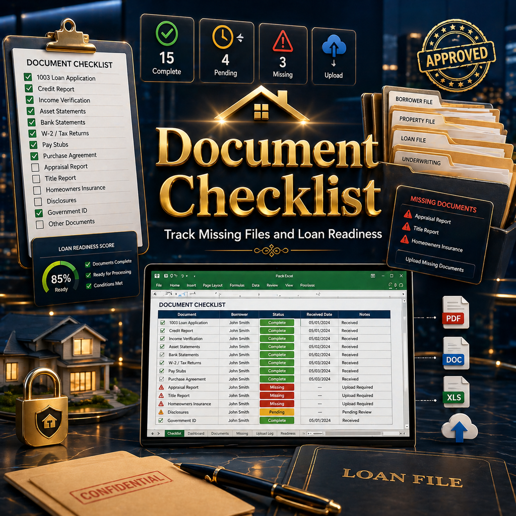 Loan Officer Bundle for Excel & Google Sheets