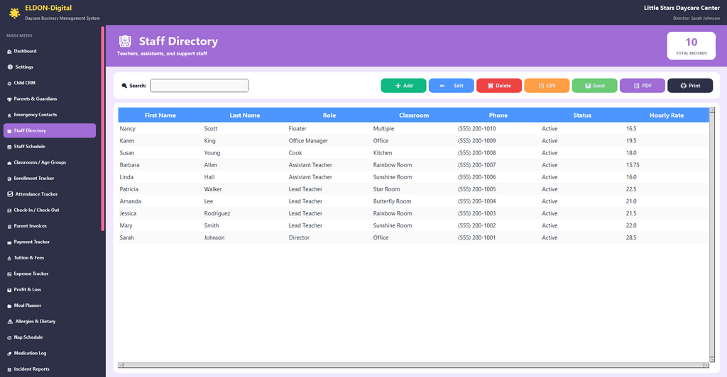 Daycare Business Management Software