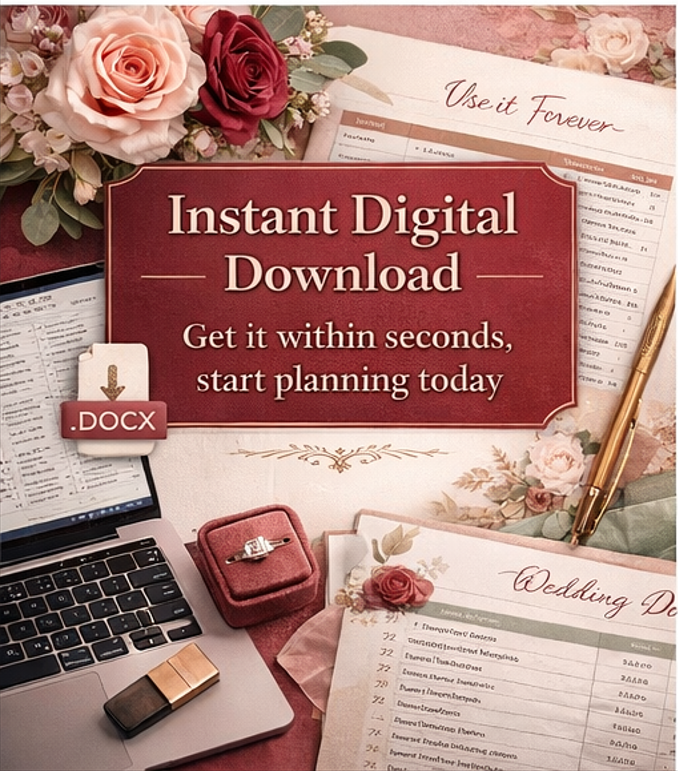 Wedding Planner Template Word