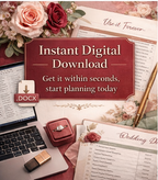 Wedding Planner Template Word