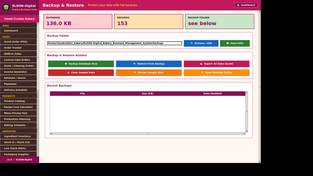 Bakery Business Management Software